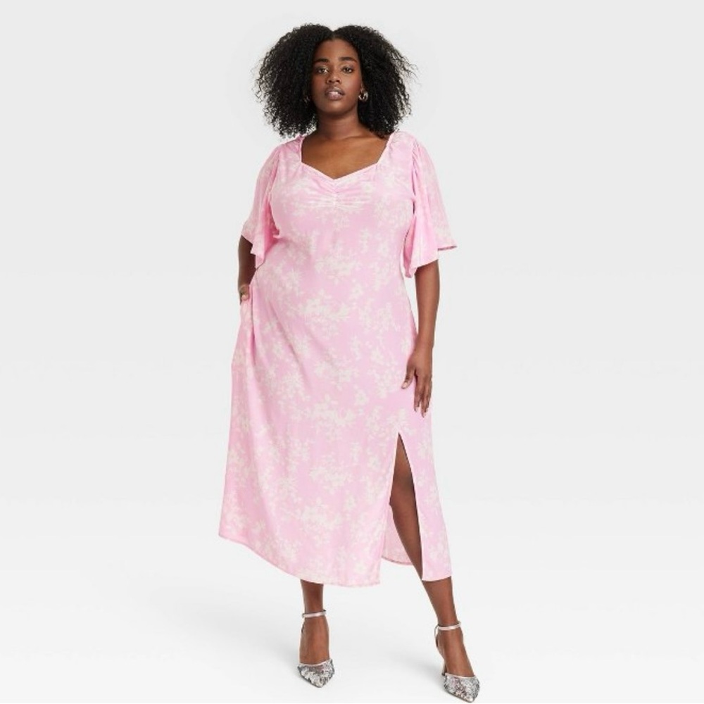 a new day Pink Floral Dress
